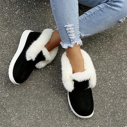 Scarpe Invernali Donna con Pelliccia | Sneakers Calde e Comode per Look Casual 2025 TIAMUSE Older