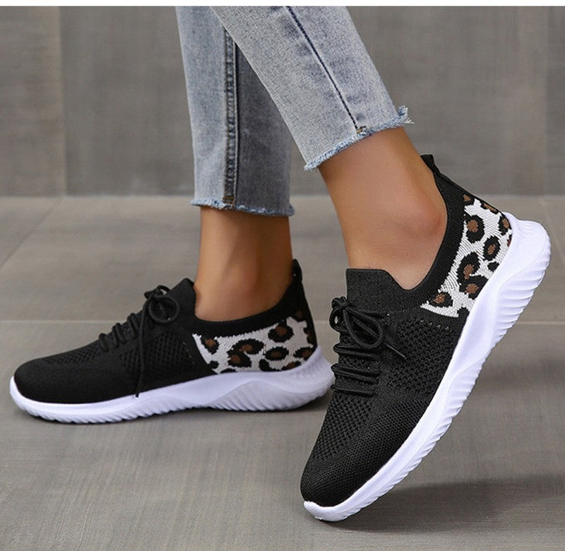 Scarpe Sportive Donna Bianche con Stampa Leopardata | Sneakers Comode Traspiranti TIAMUSE Dresses