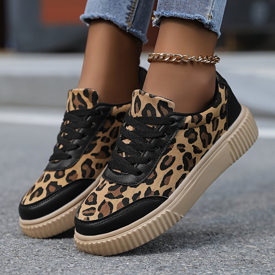 Scarpe da Donna Leggere con Piattaforma e Stampa Animalier | Sneakers Anima TIAMUSE Sneakers