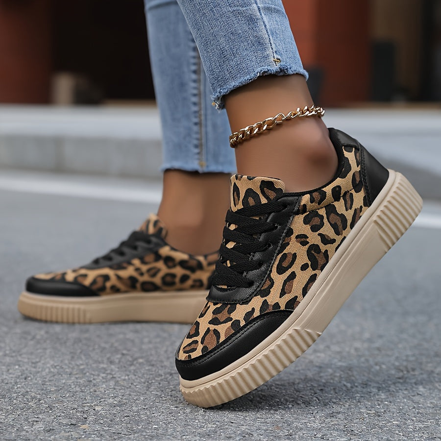 Scarpe da Donna Leggere con Piattaforma e Stampa Animalier | Sneakers Anima TIAMUSE Sneakers