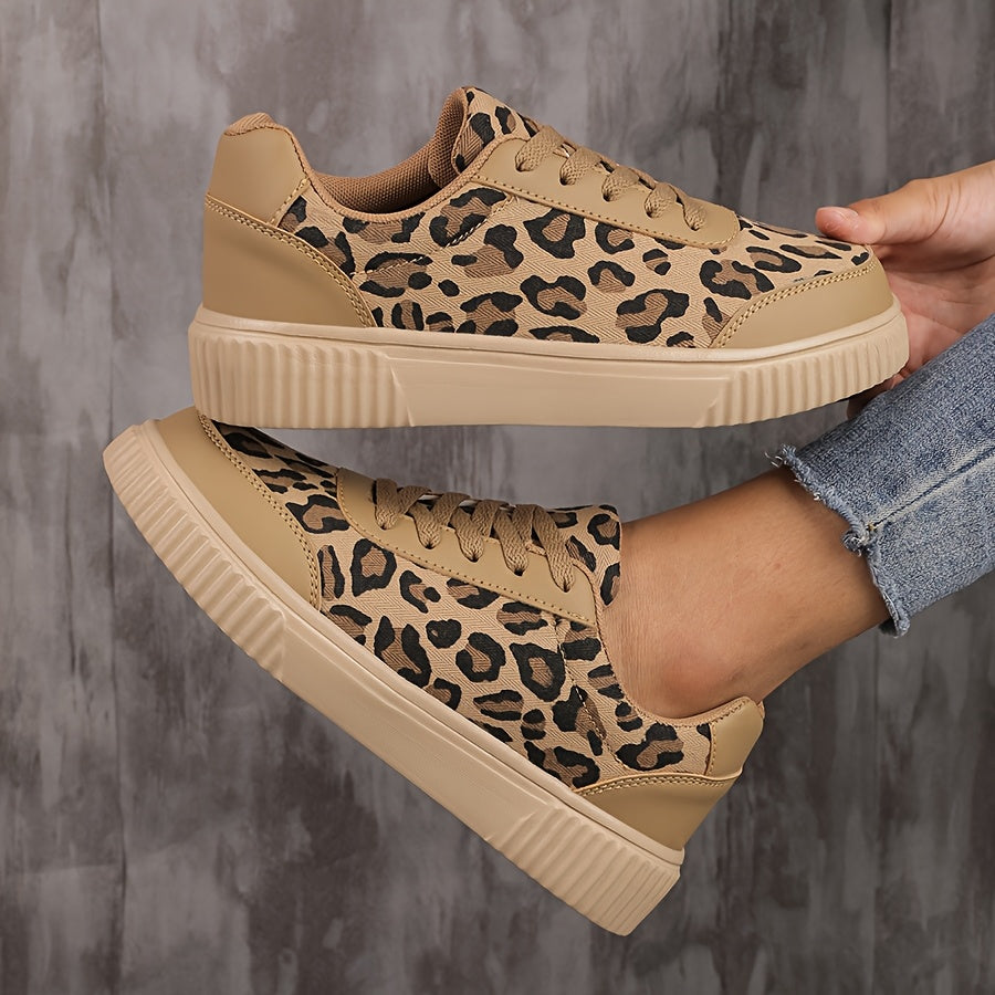 Scarpe da Donna Leggere con Piattaforma e Stampa Animalier | Sneakers Anima TIAMUSE Sneakers