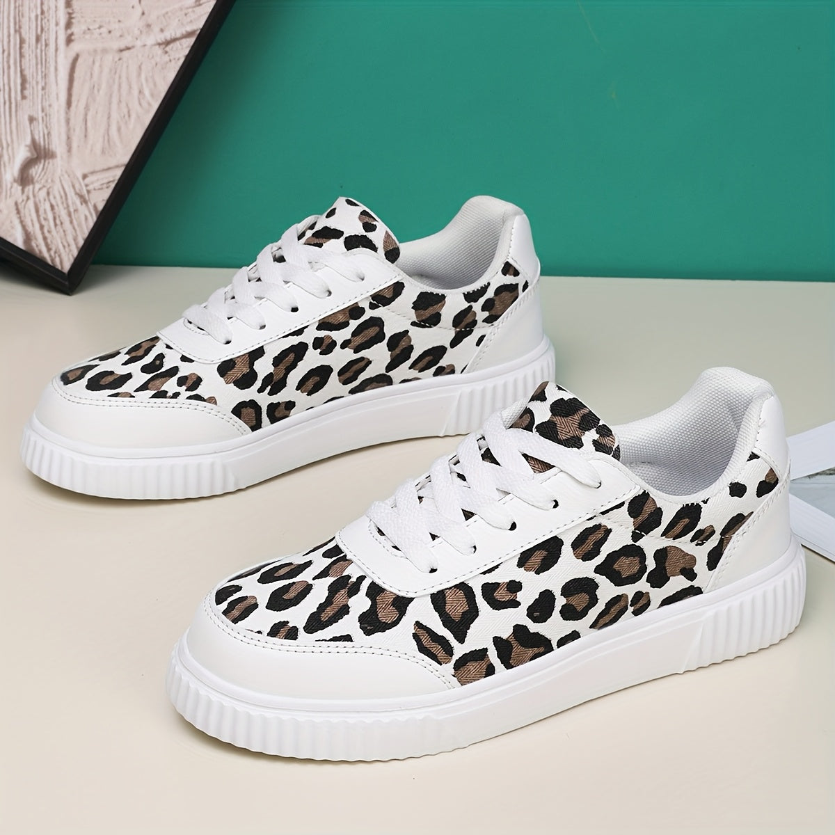 Scarpe da Donna Leggere con Piattaforma e Stampa Animalier | Sneakers Anima TIAMUSE Sneakers