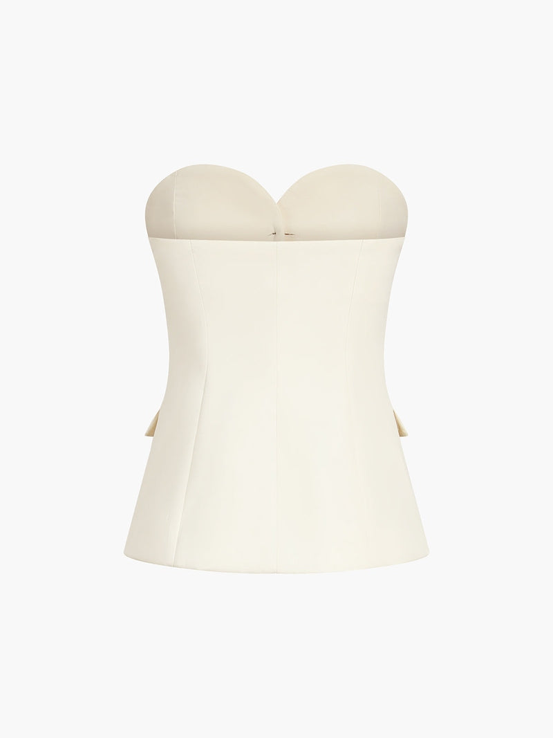 Set Due Pezzi Loretta 2025 | Top Corsetto Senza Spalline e Pantaloni TIAMUSE Set Due Pezzi