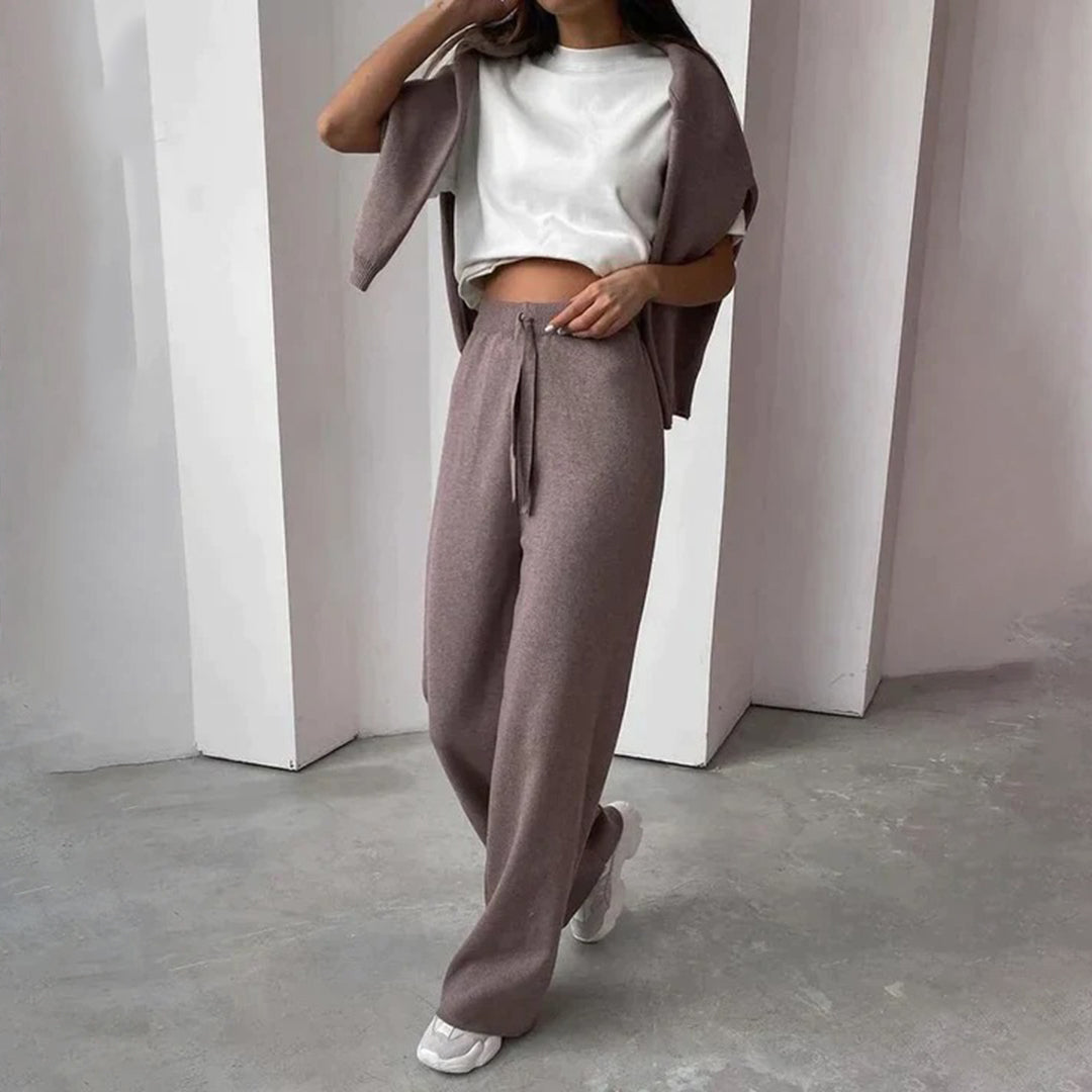 Set Maglione e Pantaloni Donna | Maglione e Pantaloni Chic Autunno Inverno 2025 TIAMUSE Sets