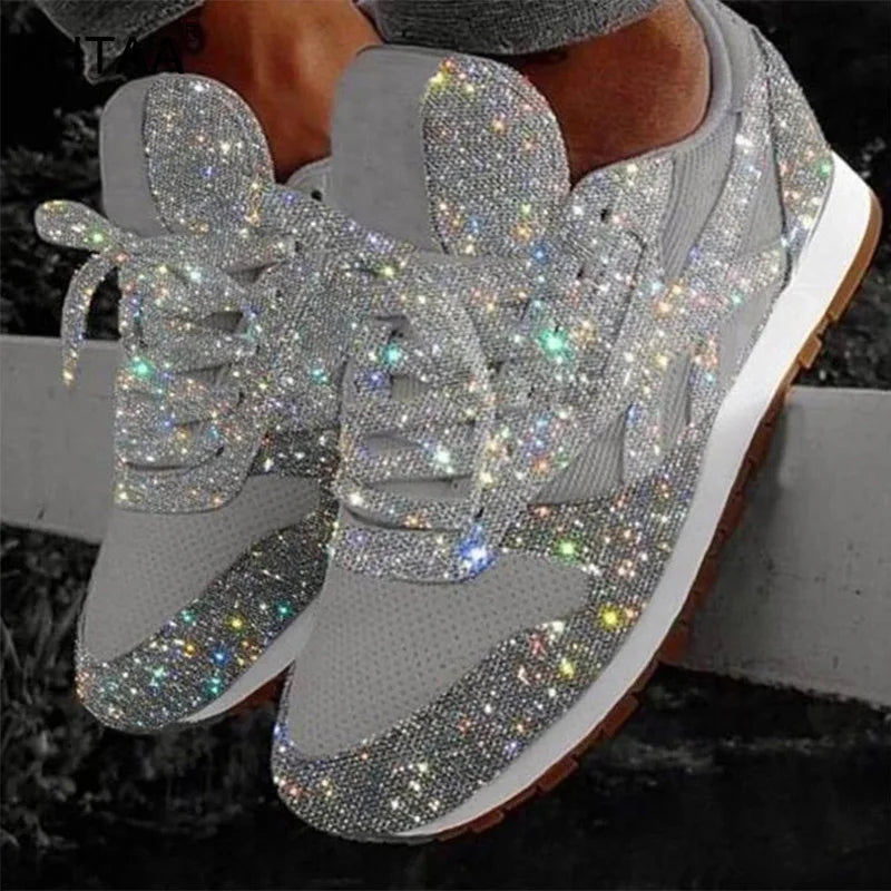 Sneakers Scintillanti da Donna con Paillettes | Emery – Scarpe Comode alla Moda TIAMUSE Scarpe