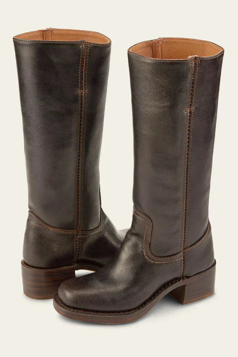 Stivale Classico da Donna in Pelle con Tacco a Blocco | Joseli TIAMUSE Boots