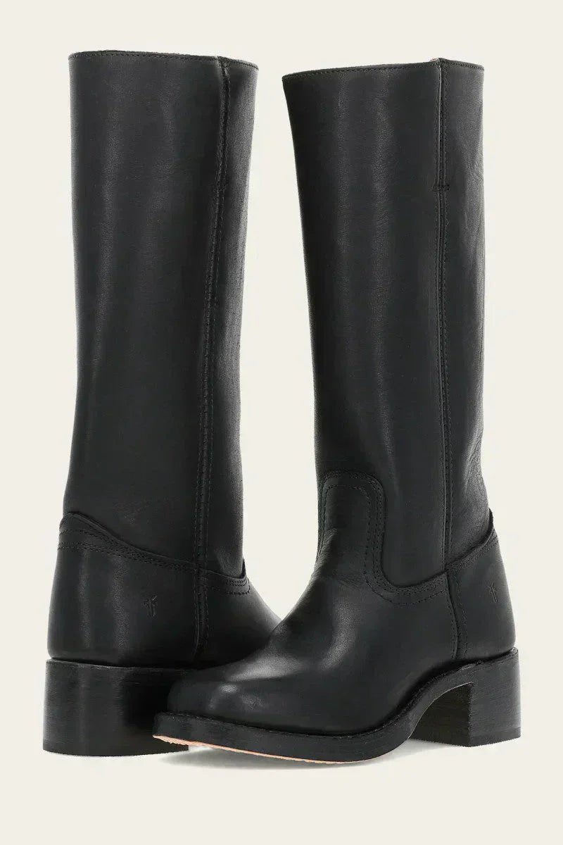 Stivale Classico da Donna in Pelle con Tacco a Blocco | Joseli TIAMUSE Boots