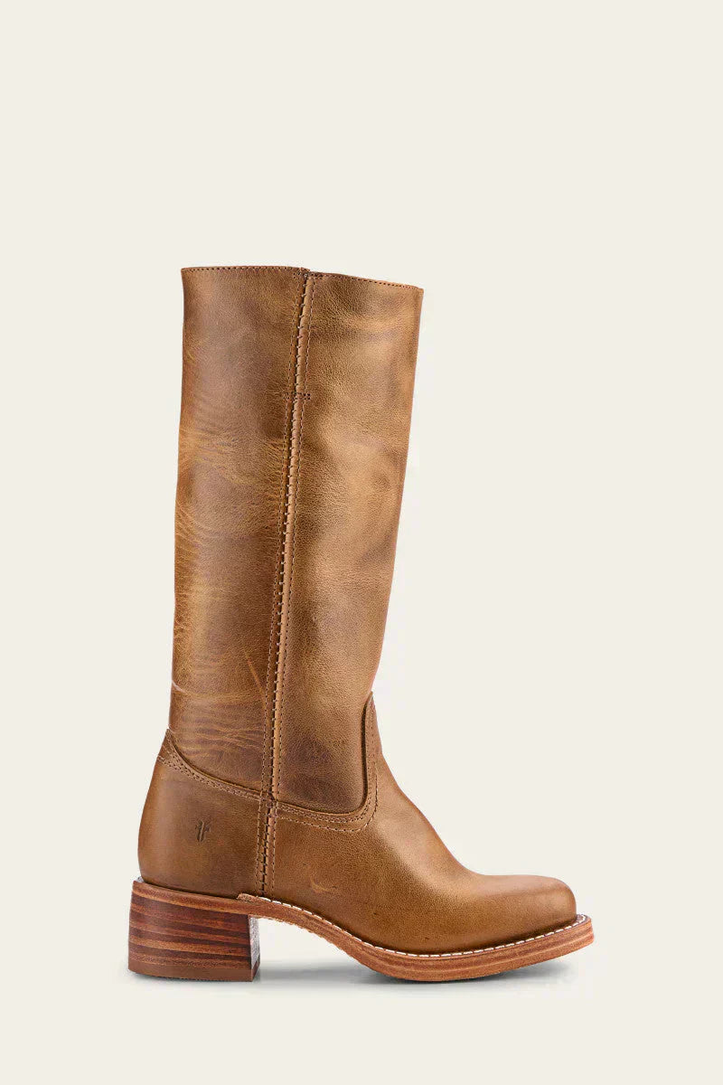 Stivale Classico da Donna in Pelle con Tacco a Blocco | Joseli TIAMUSE Boots