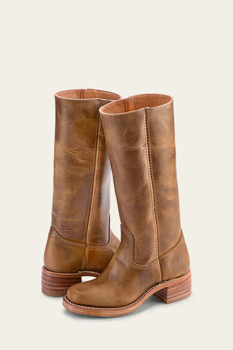 Stivale Classico da Donna in Pelle con Tacco a Blocco | Joseli TIAMUSE Boots