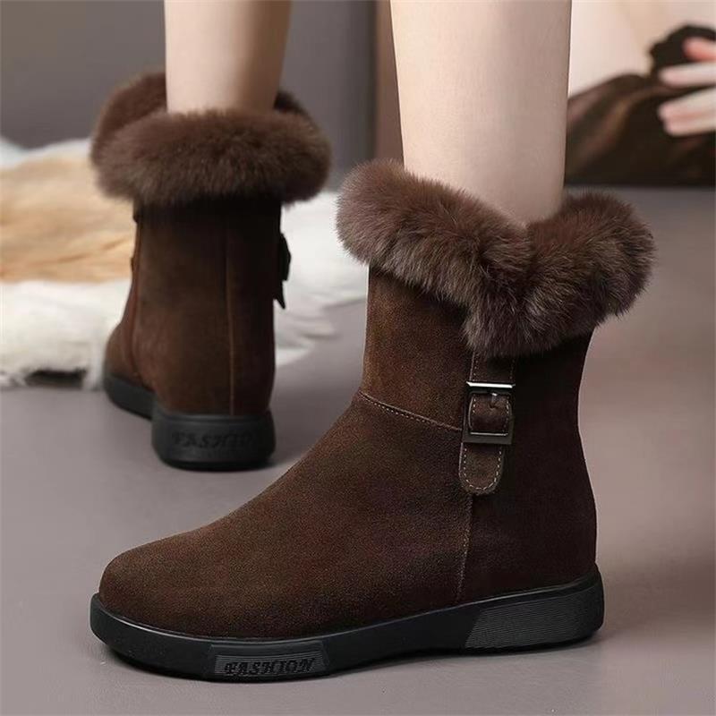 Stivaletti Donna Invernali con Pelliccia | Scarpe Calde Antiscivolo per Look Casual 2025 TIAMUSE Dresses