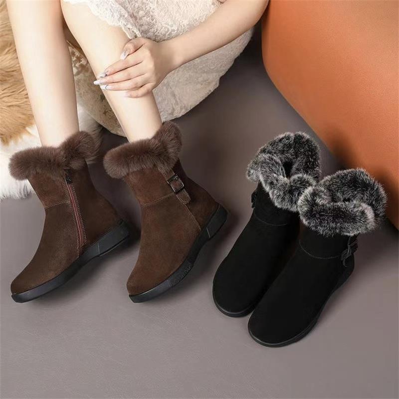 Stivaletti Donna Invernali con Pelliccia | Scarpe Calde Antiscivolo per Look Casual 2025 TIAMUSE Dresses