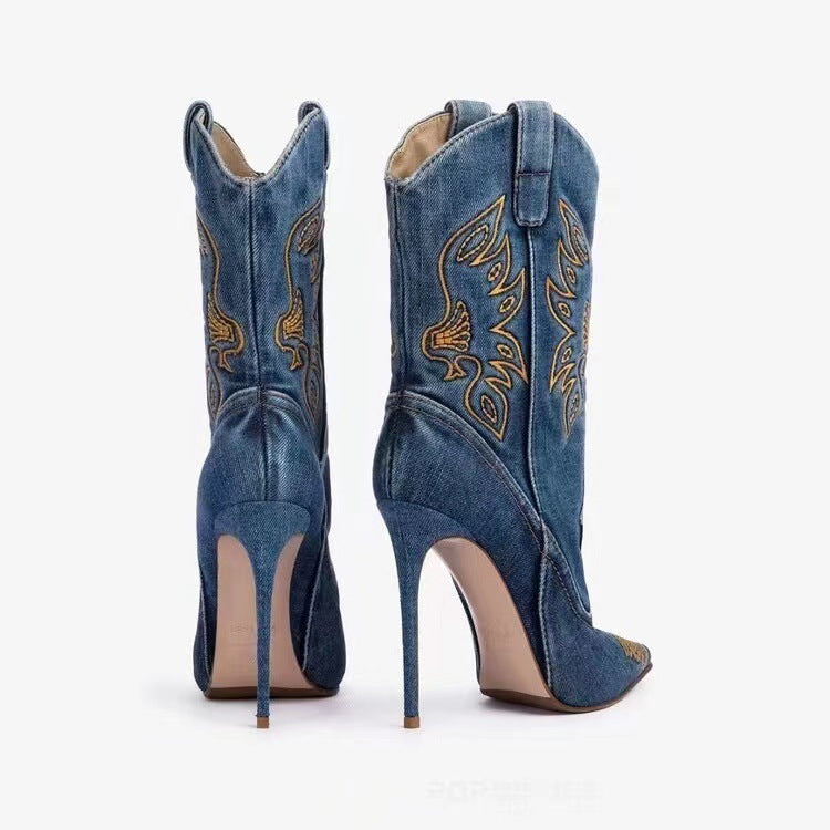 Stivali Donna con Tacco a Spillo | Ava Moda Autunno Inverno TIAMUSE Boots