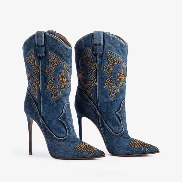 Stivali Donna con Tacco a Spillo | Ava Moda Autunno Inverno TIAMUSE Boots