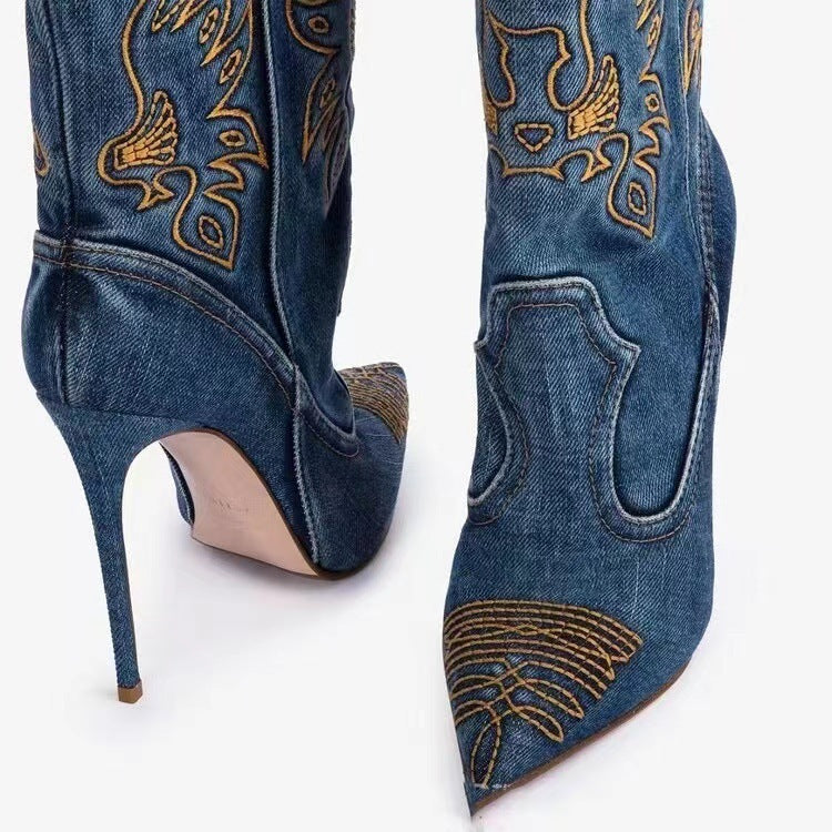 Stivali Donna con Tacco a Spillo | Ava Moda Autunno Inverno TIAMUSE Boots