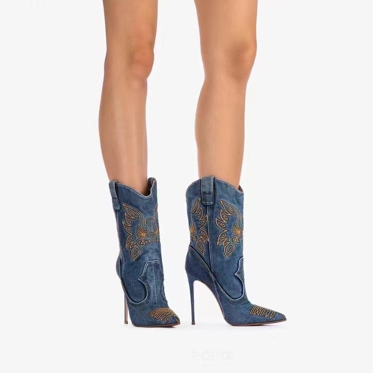 Stivali Donna con Tacco a Spillo | Ava Moda Autunno Inverno TIAMUSE Boots