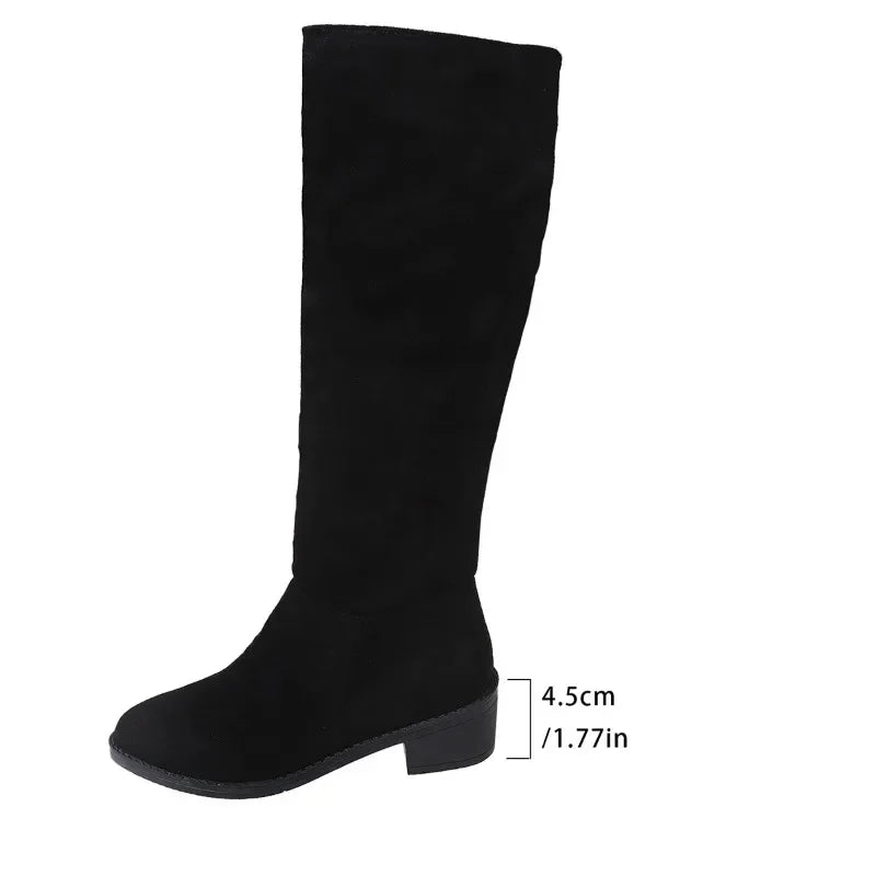 Stivali al ginocchio in camoscio | Calzature autunnali eleganti e comode TIAMUSE Boots