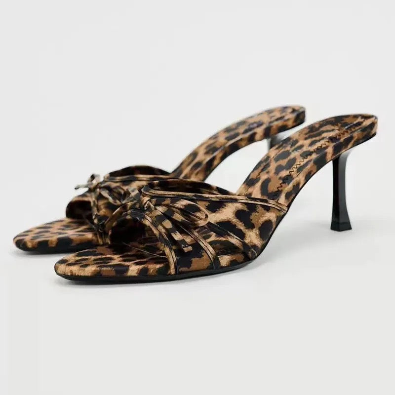 Tacchi Alti Donna con Stampa Leopardo | Scarpe Eleganti – Aria TIAMUSE Tacchi