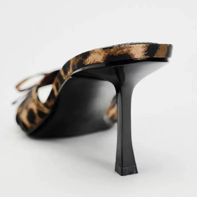Tacchi Alti Donna con Stampa Leopardo | Scarpe Eleganti – Aria TIAMUSE Tacchi