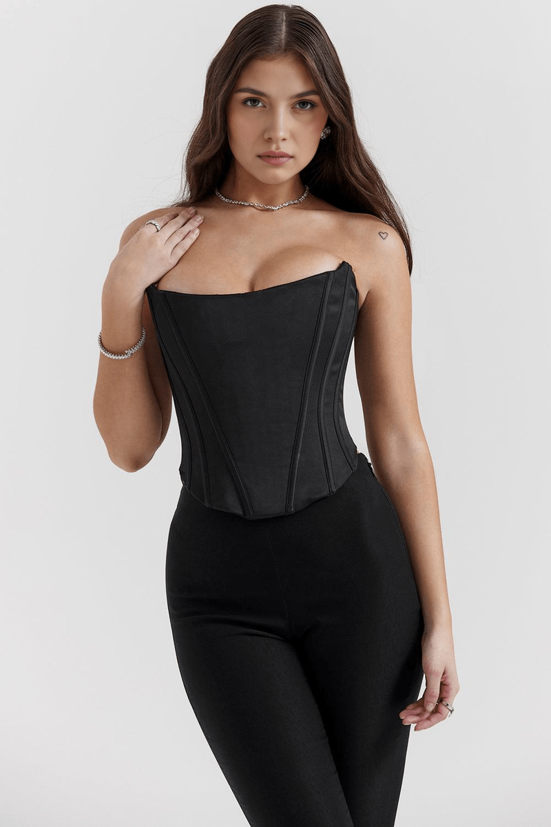 Corsetto Serena da Donna in Rosso | Top Modellante per Appuntamenti e Eventi Eleganti Copy Copy TIAMUSE Corsetto