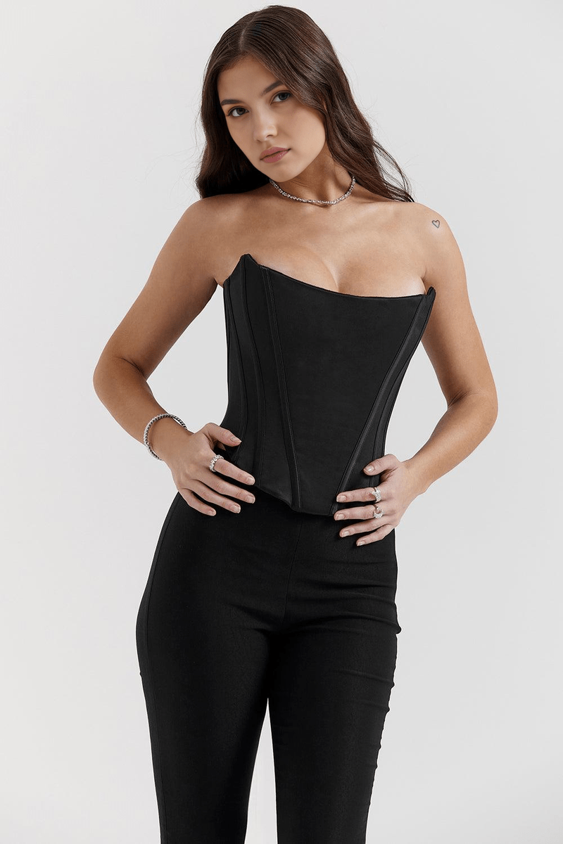 Corsetto Serena da Donna in Rosso | Top Modellante per Appuntamenti e Eventi Eleganti Copy Copy TIAMUSE Corsetto