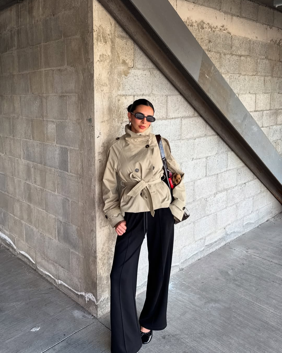 Trench Corto Donna in Cotone con Cintura | Isavia TIAMUSE Jackets