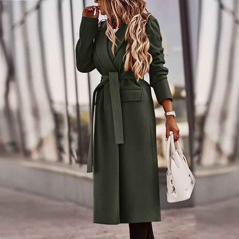 Trenchcoat Elegante Donna | Moda Donna 2025 Cappotto Raffinato TIAMUSE