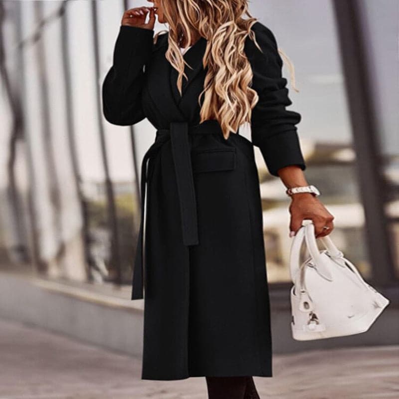 Trenchcoat Elegante Donna | Moda Donna 2025 Cappotto Raffinato TIAMUSE