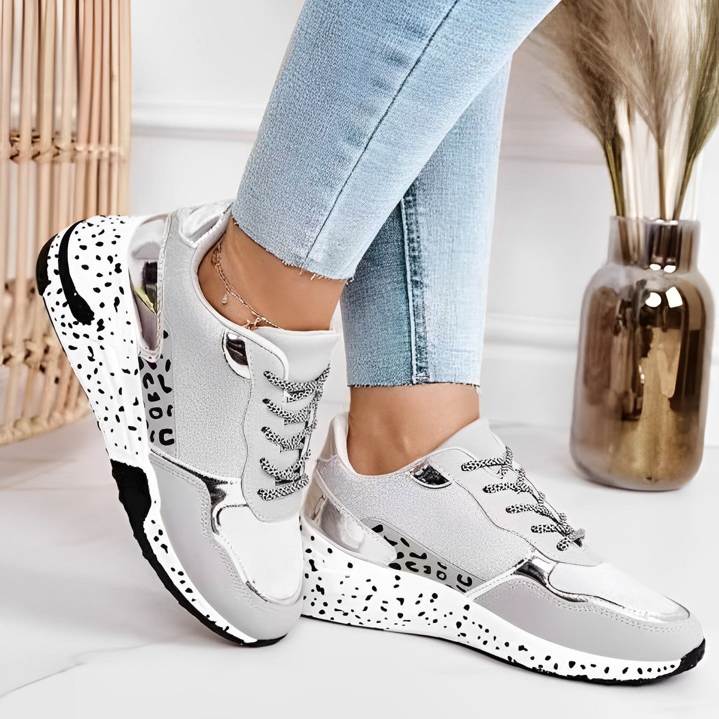 Scarpe Sportive da Donna | Sneakers Stile Moderno Sportivo Olis TIAMUSE Scarpe Sportive