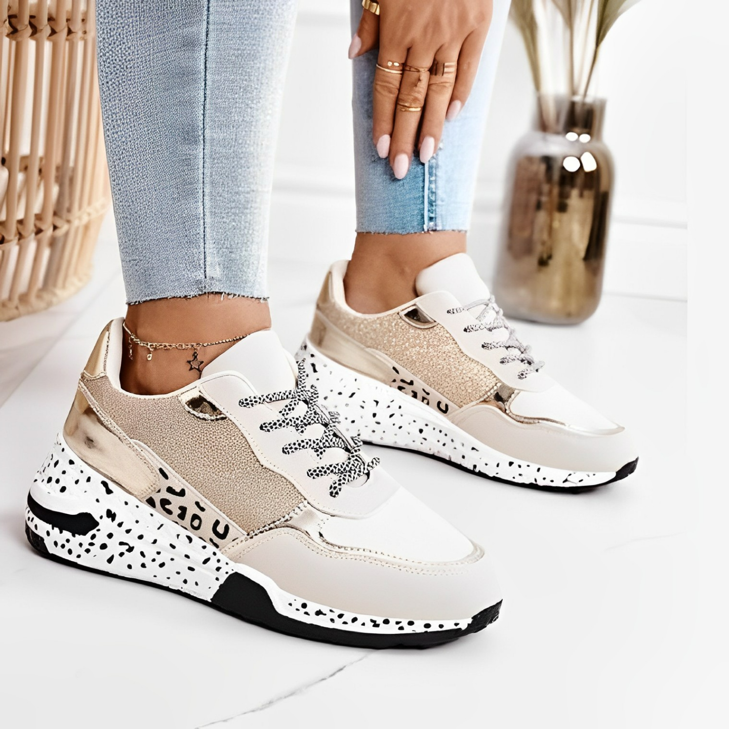 Scarpe Sportive da Donna | Sneakers Stile Moderno Sportivo Olis TIAMUSE Scarpe Sportive