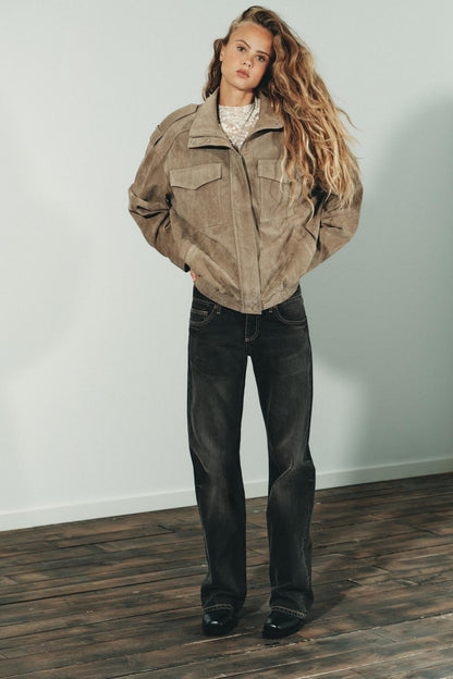 Giacca Donna in Stile Suede | Elegante e Perfetta per l’Autunno Sophia TIAMUSE November