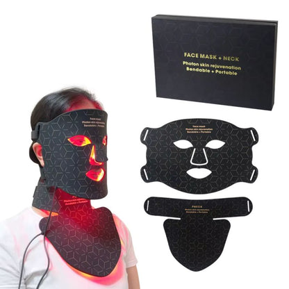 Maschera Facciale Pro a LED e Infrarossi per Fototerapia