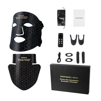 Maschera Facciale Pro a LED e Infrarossi per Fototerapia