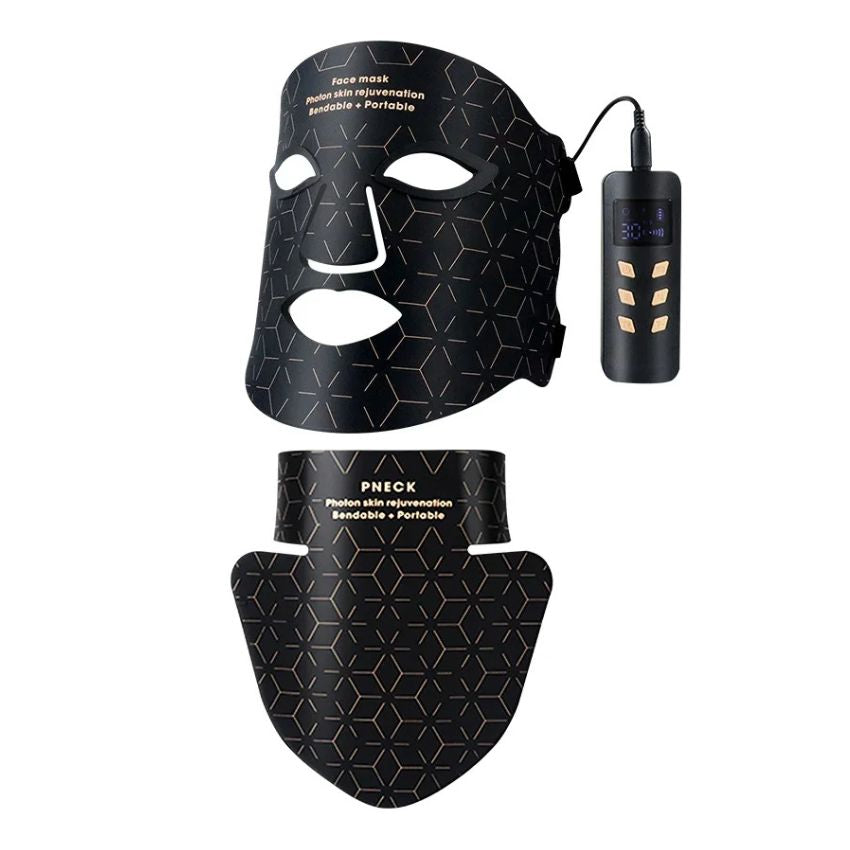 Maschera Facciale Pro a LED e Infrarossi per Fototerapia
