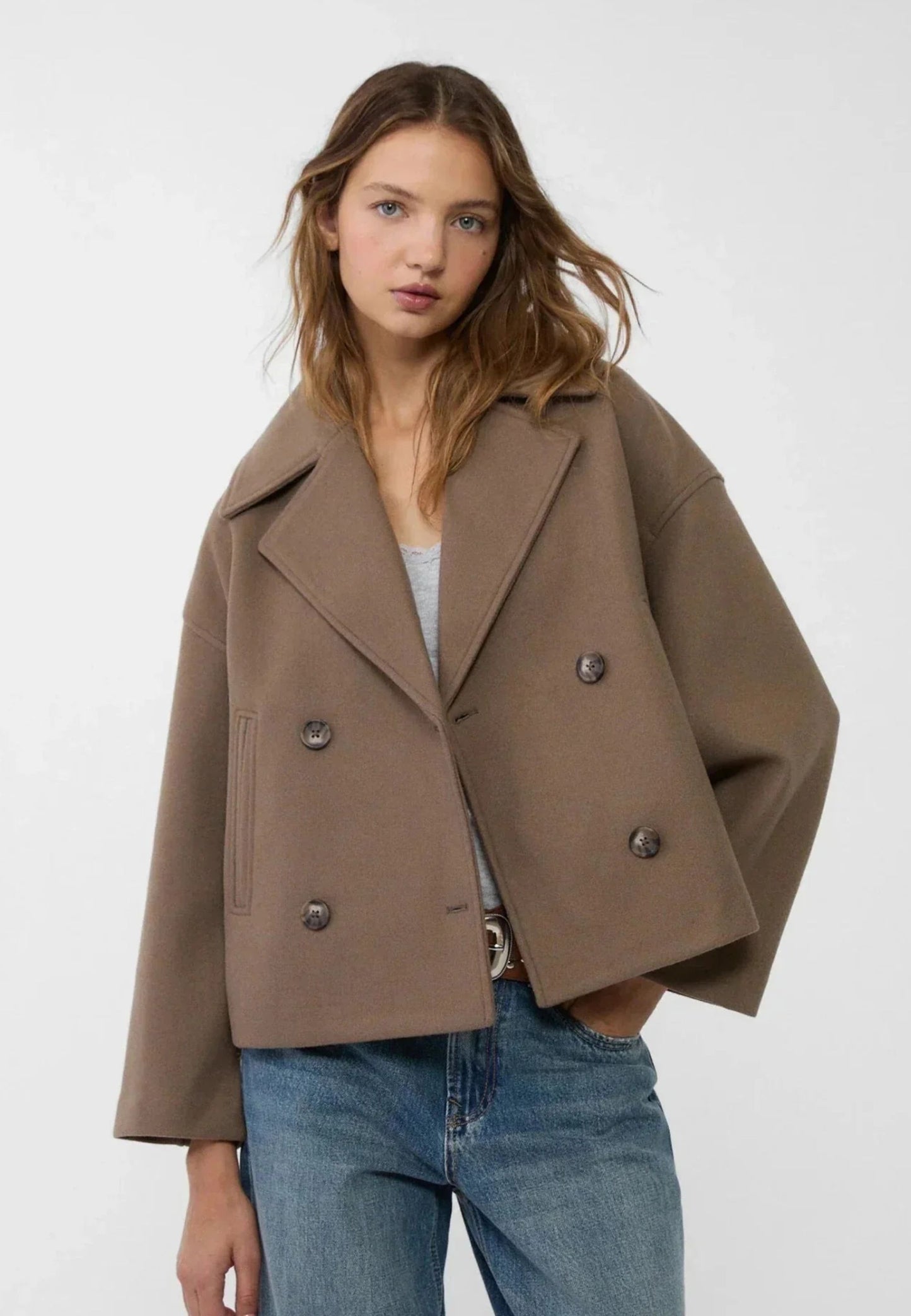 Manteau court pour femme automne hiver | Liriana