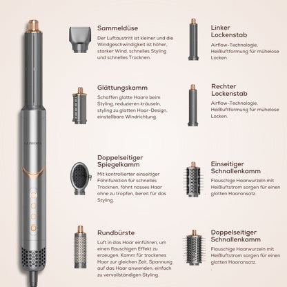 FLOAMMI - Styler per Capelli 8 in 1