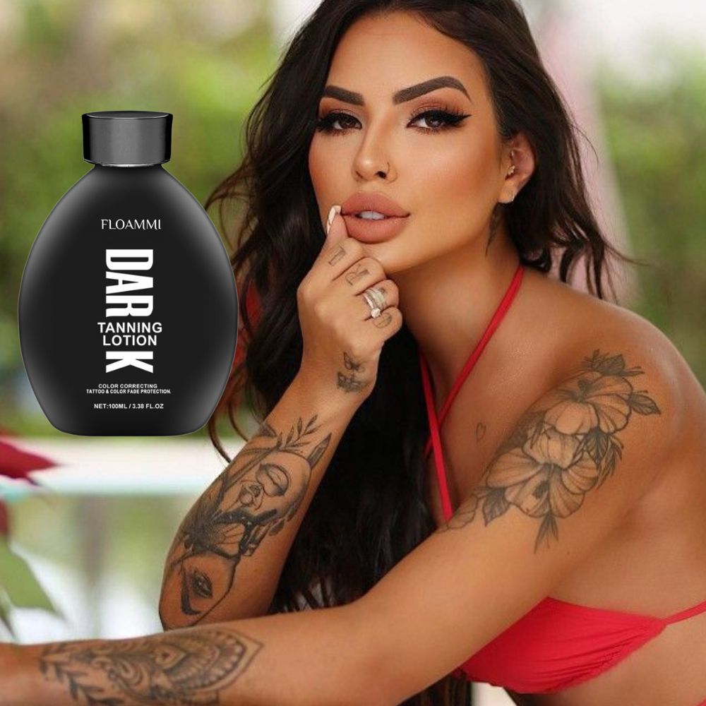 Tattoo Glow Guard – Lozione Abbronzante con Protezione per Tatuaggi FLOAMMI