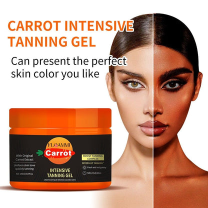 FLOAMMI Gel Abbronzante Carota Sole – Gel Abbronzante Intensivo con Oli di Carota e Cocco