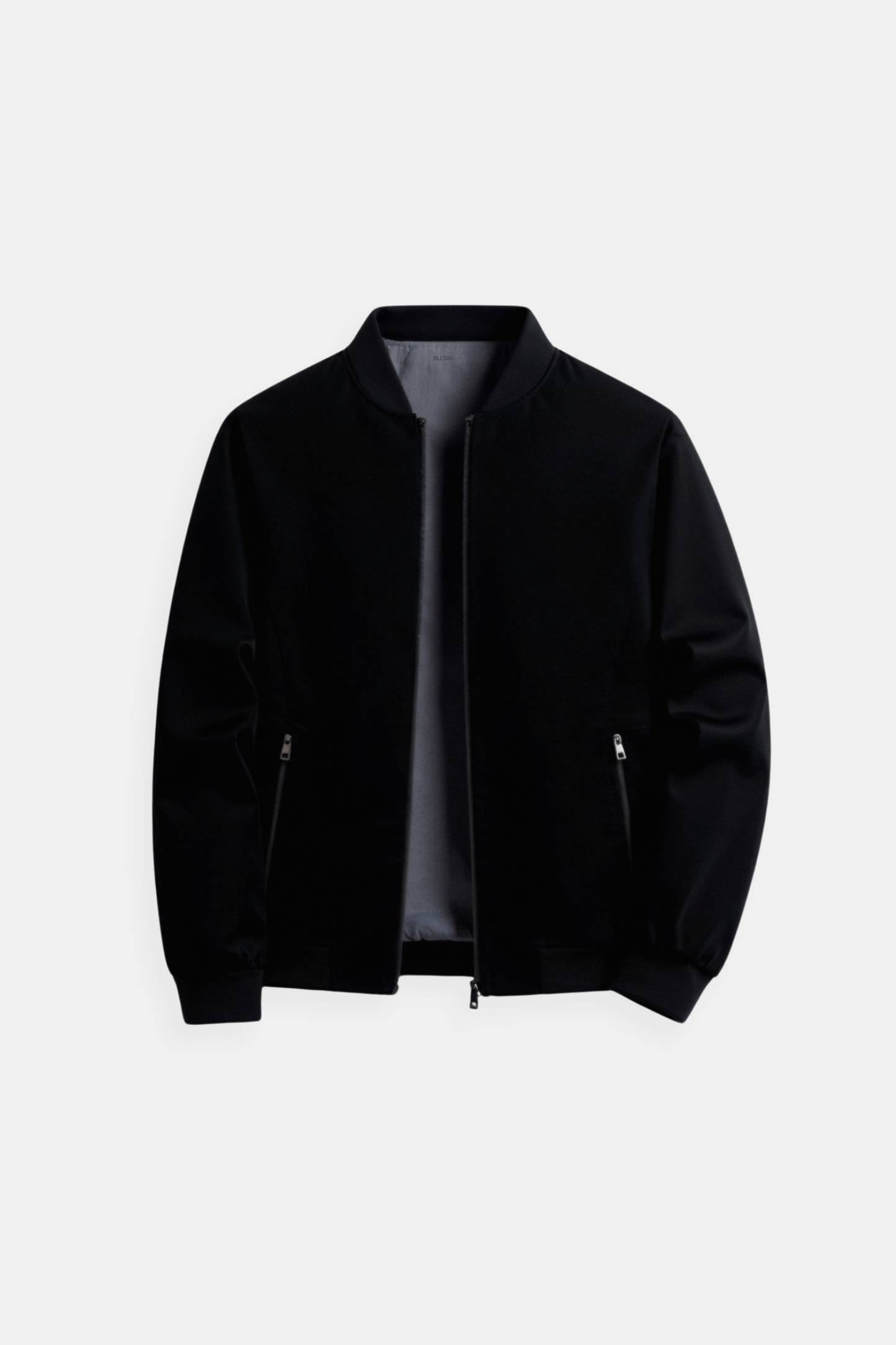 Bomber Uomo Grigio e Nero Senza Tempo | Urban Elegance