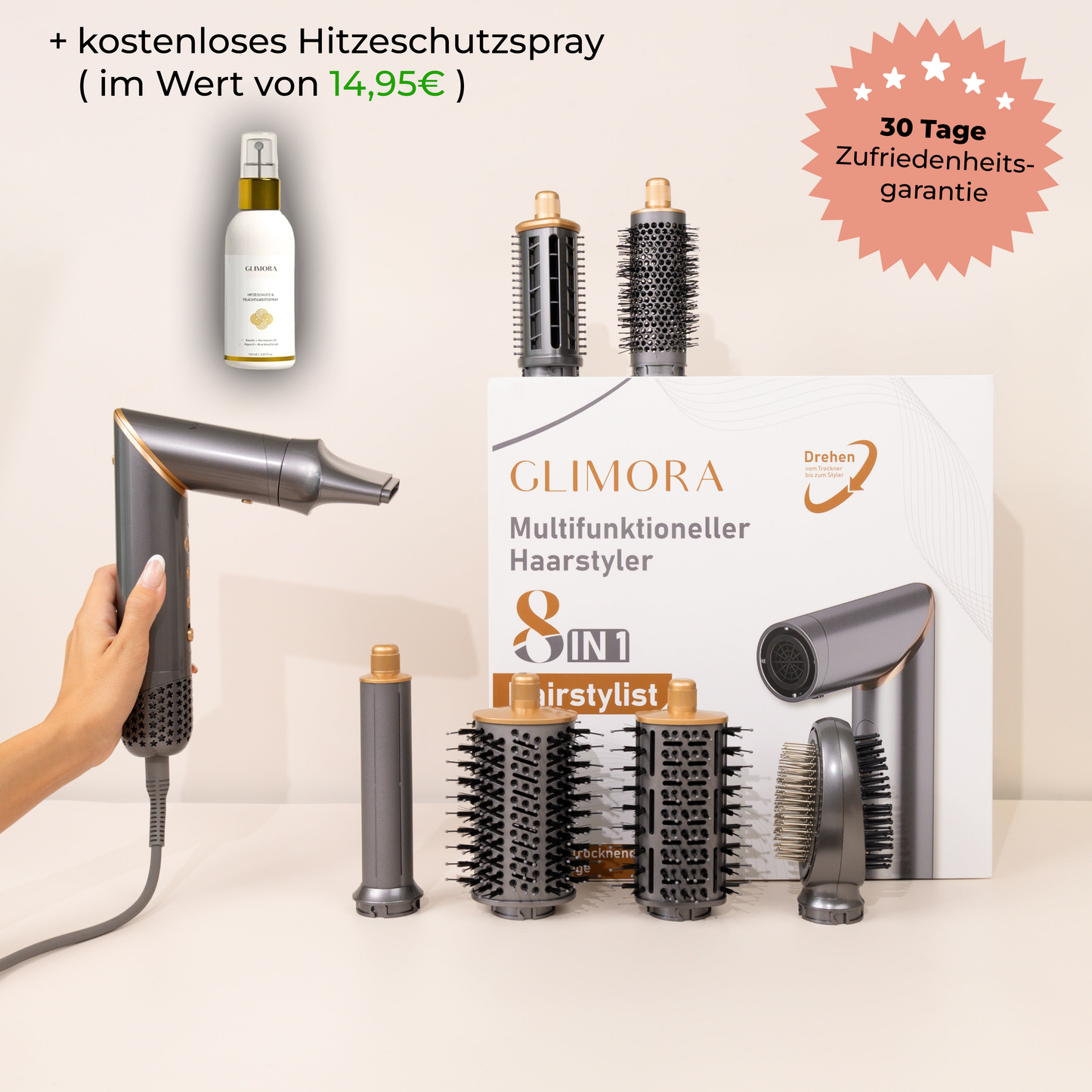 FLOAMMI - Styler per Capelli 8 in 1