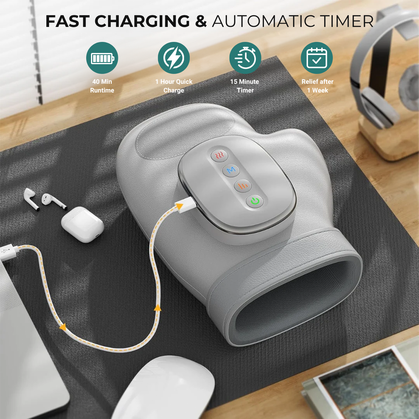 Dispositivo Massaggiante per Mani con Calore