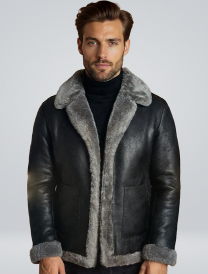 Giacca in Pelle Shearling di Lusso | Pino