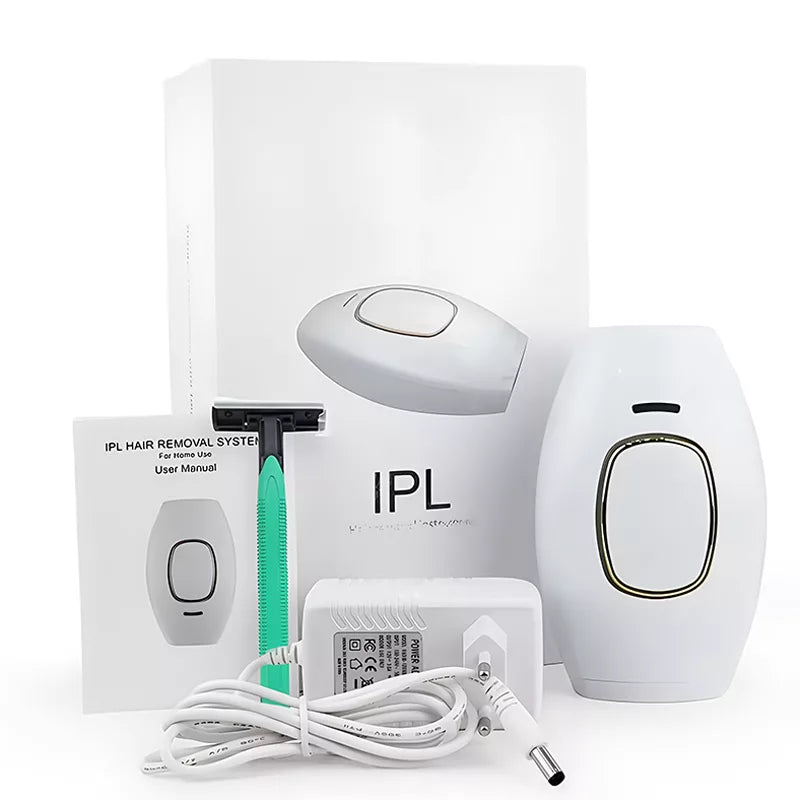 Hårfjerningsenhed med IPL laser epilator