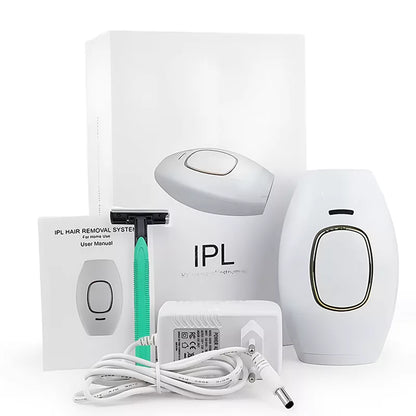 Hårfjerningsenhed med IPL laser epilator