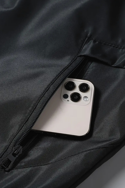 Bomber Uomo Grigio e Nero Senza Tempo | Urban Elegance