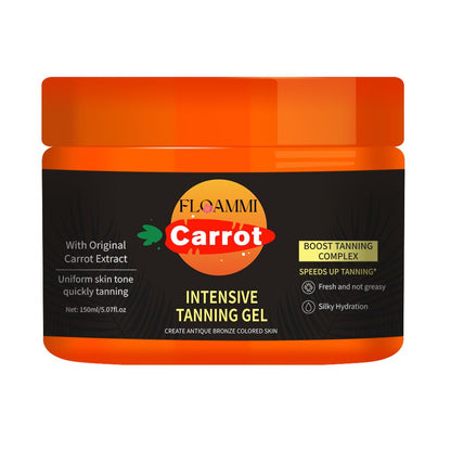 FLOAMMI Gel Abbronzante Carota Sole – Gel Abbronzante Intensivo con Oli di Carota e Cocco