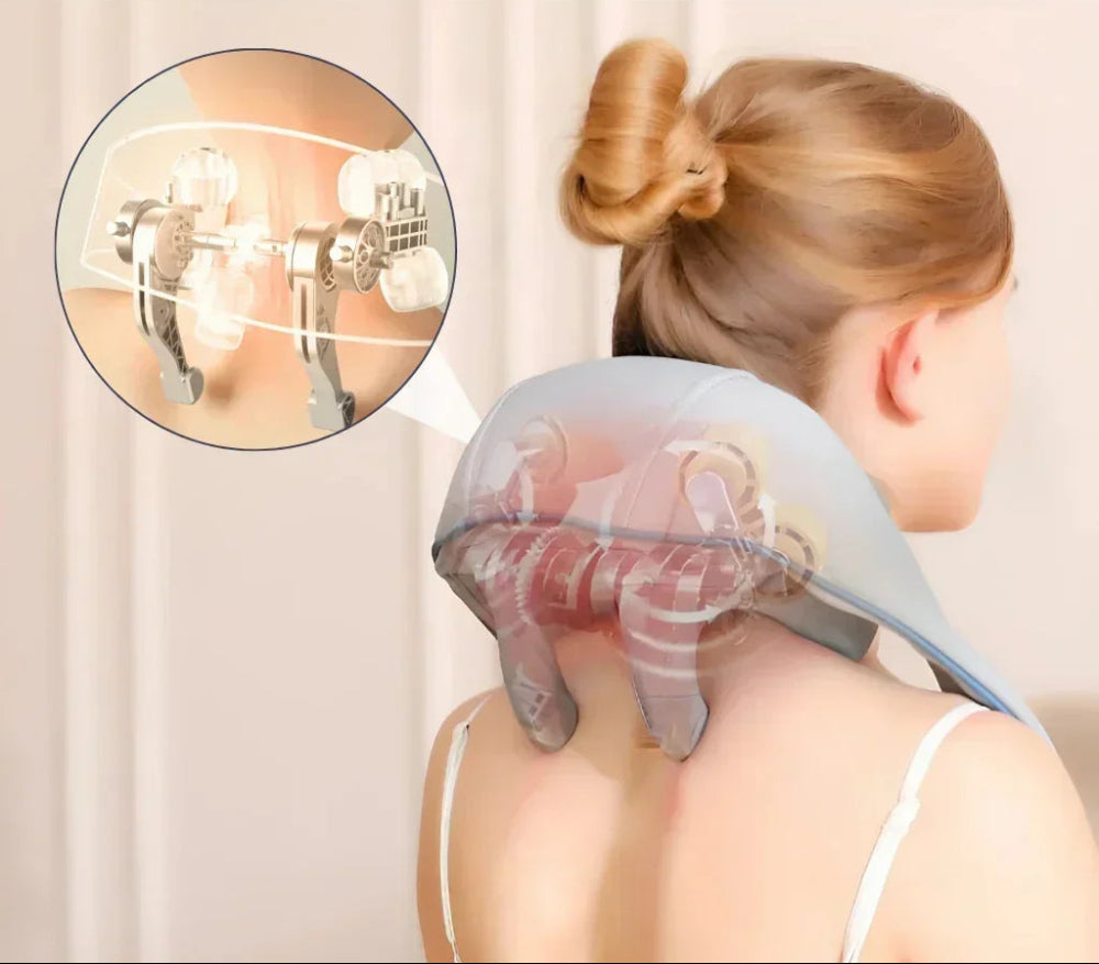 Massaggiatore Shiatsu per Collo e Spalle con Calore