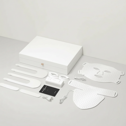 LED PRO Gesichtsmaske – 10-minütige Lichttherapie gegen Falten und müde Haut