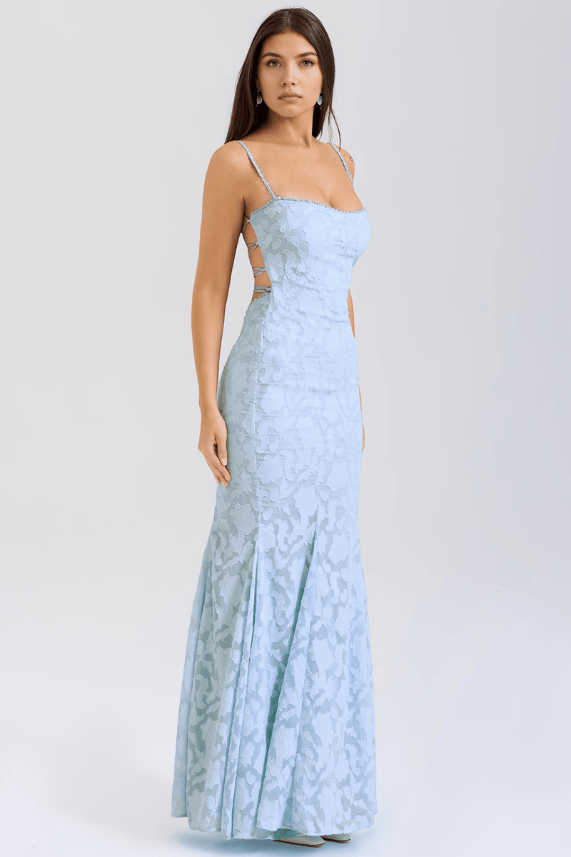 Abito Lungo Bustier Azzurro Elegante – Alisia per Matrimoni & Eventi 2025 TIAMUSE Abito GLAM