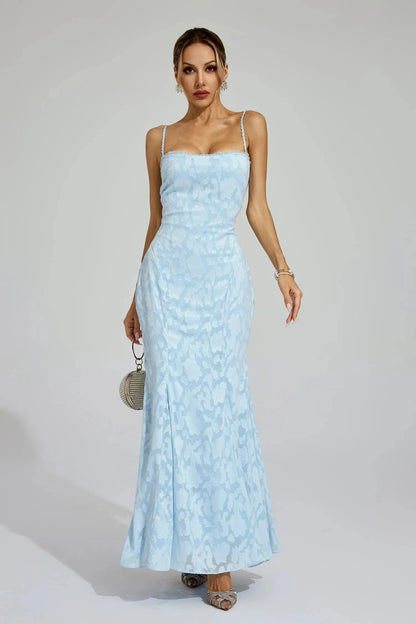 Abito Lungo Bustier Blu Elegante – Amelia per Matrimoni & Eventi 2025 TIAMUSE Abito GLAM