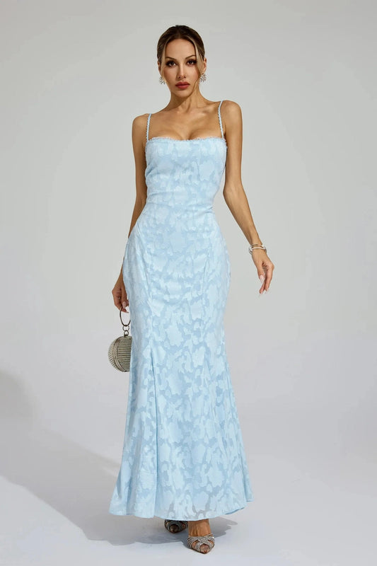 Abito Lungo Bustier Blu Elegante – Amelia per Matrimoni & Eventi 2025 TIAMUSE Abito GLAM